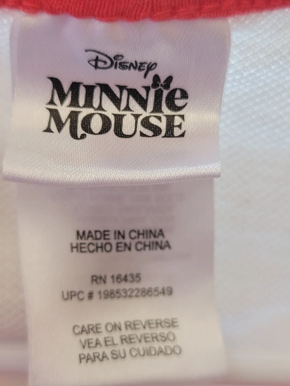 Disney Minnie Mouse Girls Tennis Dress. Size L 12-14 - Picture 7 of 8